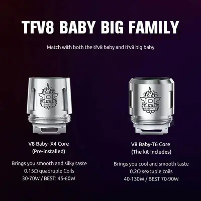 SMOK TFV8 Big Baby Coils