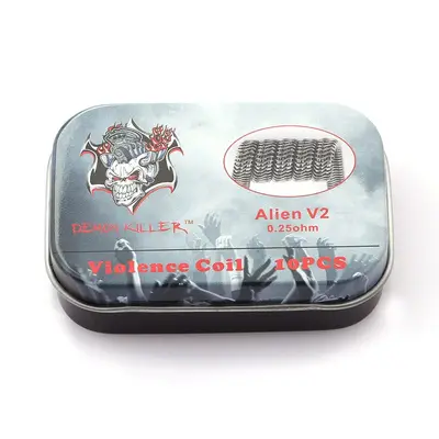 Demon Killer Alien V2 Coil (10-pack, 0,25 ohm, Kanthal/SS)