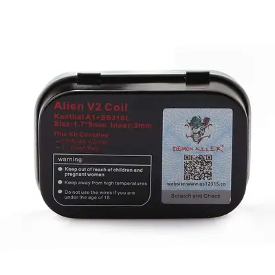 Demon Killer Alien V2 Coil (10-pack, 0,25 ohm, Kanthal/SS)