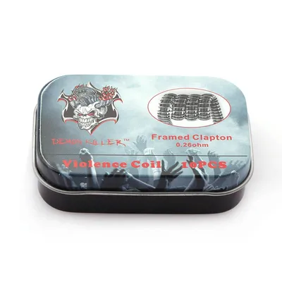 Demon Killer Framed Clapton Coil (10-pack, 0,26 ohm, Kanthal/SS)