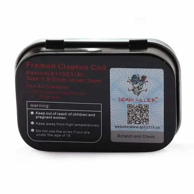 Demon Killer Framed Clapton Coil (10-pack, 0,26 ohm, Kanthal/SS)