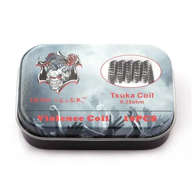 Demon Killer Tsuka Coil (10-pack, 0,25 ohm, Kanthal/SS)