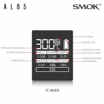 SMOK Alien Baby Kit AL85 TC