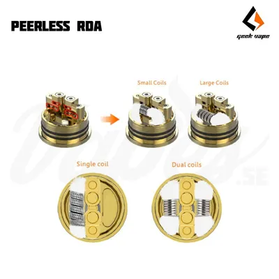 Geekvape Peerless RDA Single Dual Coils