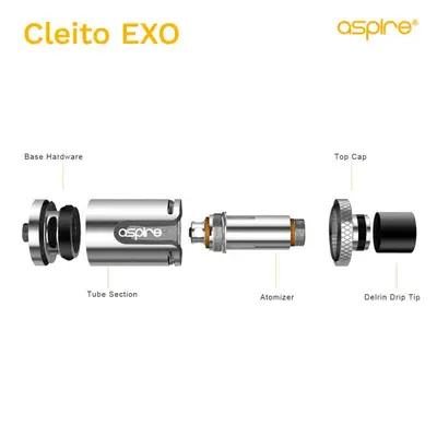 Aspire Cleito EXO Exploded View