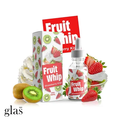 Fruit Whip - Strawberry Kiwi 60 ml by Glas