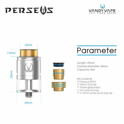 Vandy Vape Perseus RDTA Dimensions