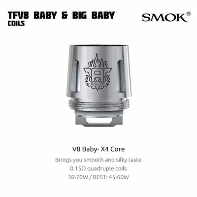 SMOK TFV8 Baby, Big Baby & TFV12 Baby Prince EU Coils (5-pack)