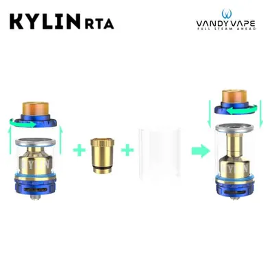 Vandy Vape Kylin RTA Size