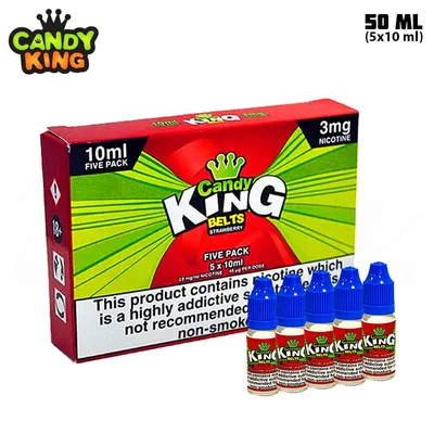 Candy King Belts TPD 5x10 ml E-juice