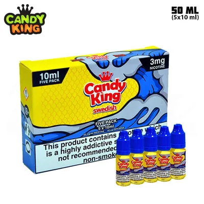Candy King Swedish TPD 5x10 ml E-juice