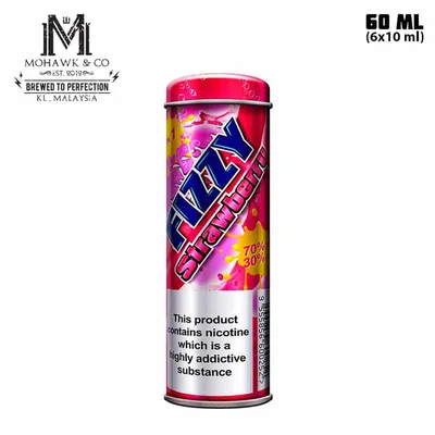 Fizzy Strawberry TPD 6x 10 ml E-juice