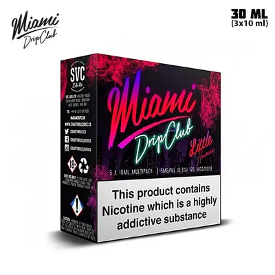 Miami Drip Club Little Havana TPD 3x 10 ml E-juice