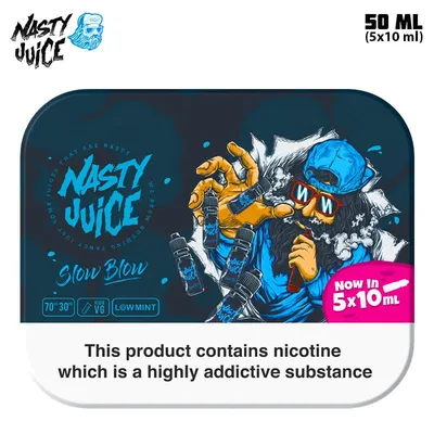 Nasty Juice Slow Blow TPD 5x10 ml e-juice