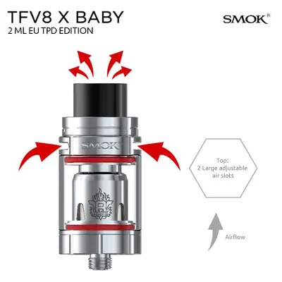 SMOK TFV8 X-Baby Airflow