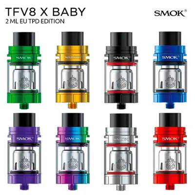 SMOK TFV8 X-Baby (2 ml, 24,5 mm) - Utgått
