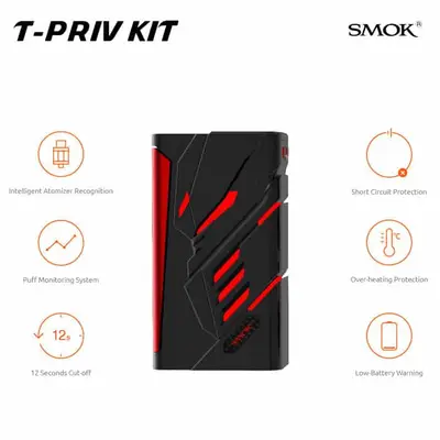 SMOK T-Priv Kit EU Protections