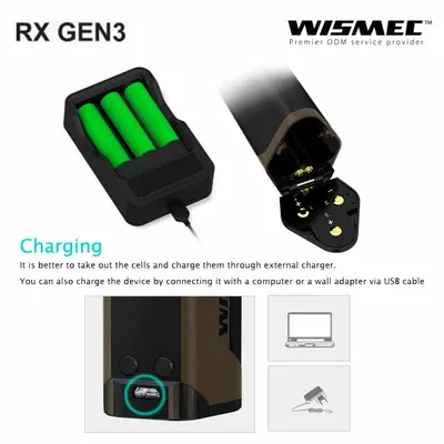 Wismec RX GEN3 Charging