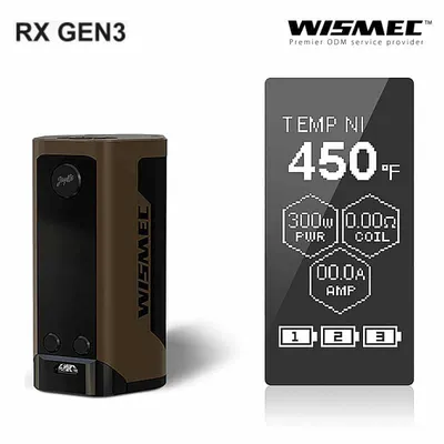 Wismec RX GEN3 Interface