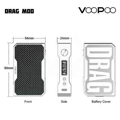 Voopoo Drag Size