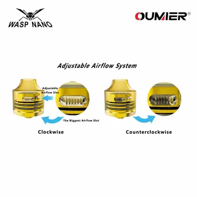 OUMIER Wasp Nano RDA Airflow
