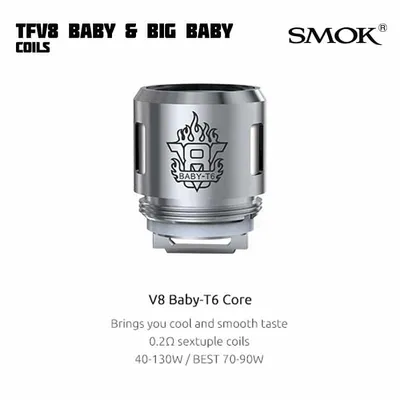 SMOK TFV8 Baby, Big Baby & TFV12 Baby Prince EU Coils (5-pack)