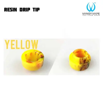 Vandy Vape Resin Drip Tip 810 Yellow