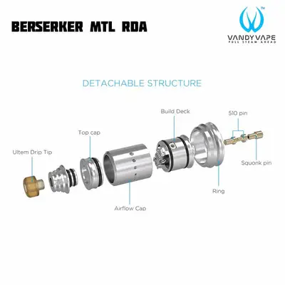 Vandy Vape Berserker MTL RDA Detachable
