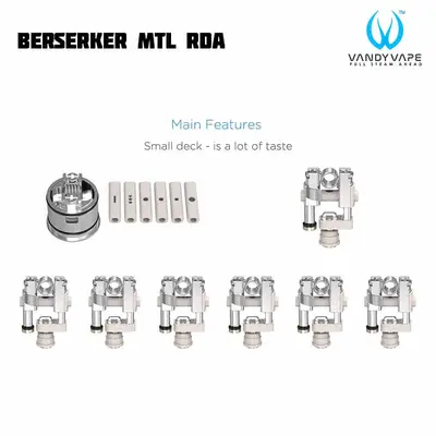 Vandy Vape Berserker MTL RDA Features