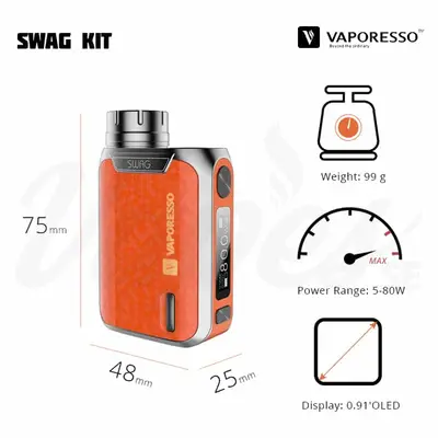 Vaporesso Swag Kit Weight