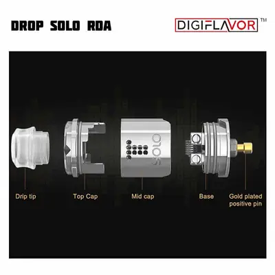 Digiflavor Drop Solo RDA Overview