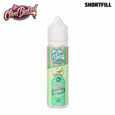 Ohm Baked - Apple & Rhubarb Crumble  (50 ml, Shortfill)