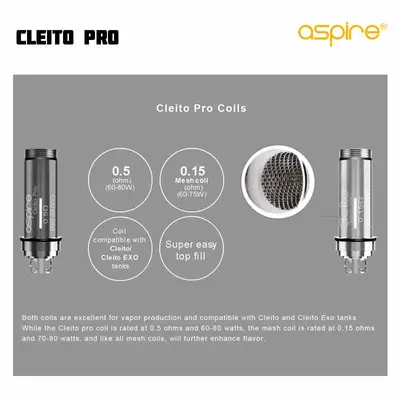Aspire Cleito Pro Coils