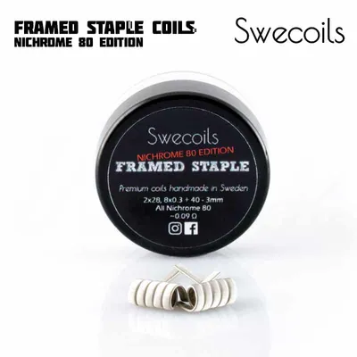 SWECOILS Ni80 Framed Staple Coils