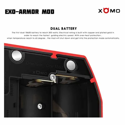 Xomo Exo Armor Mod Dual Battery