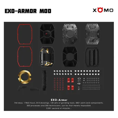 Xomo Exo Armor Mod Parts