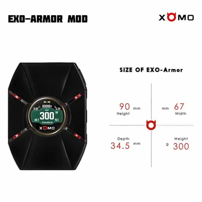 Xomo Exo Armor Mod Size