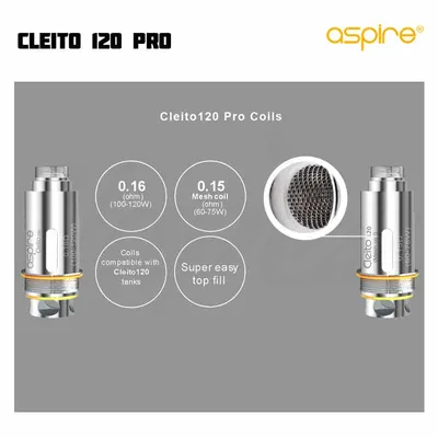 Aspire Cleito 120 Pro Coils