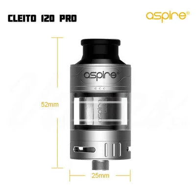 Aspire Cleito 120 Pro Measurements