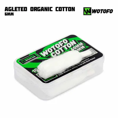 Wotofo Agleted Organic Cotton 6 mm Profile Box with cotton