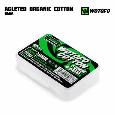 Wotofo Agleted Organic Cotton 6 mm Box