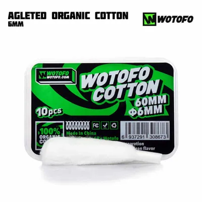 Wotofo Agleted Organic Cotton 6 mm Main