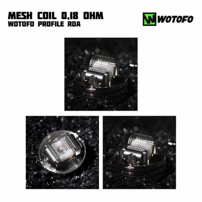 Wotofo Mesh Coil 0.18 ohm Profile RDA