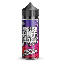 Moreish Puff Candy Drops - Grape & Strawberry (100 ml, Shortfill)