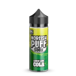 Moreish Puff Soda - Lemon Lime Cola (100 ml, Shortfill)