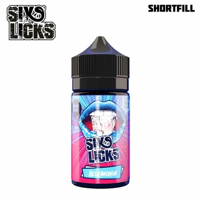 Six Licks - Bluemonia   (50 ml, Shortfill)
