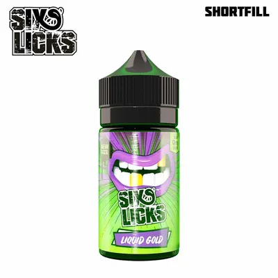 Six Licks - Liquid Gold  (50 ml, Shortfill)