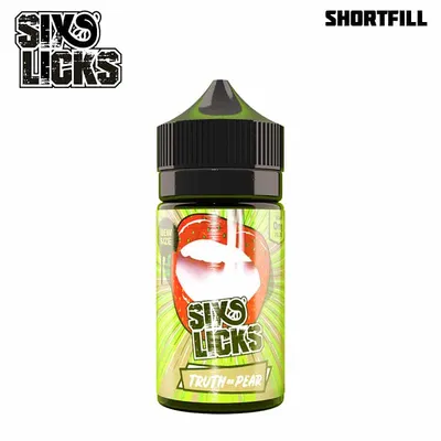 Six Licks - Truth Or Pear (50 ml, Shortfill)