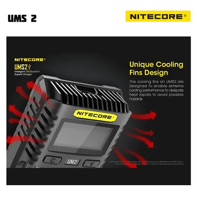 Nitecore UMS2 Unique Cooling