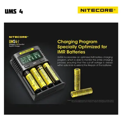 Nitecore UMS4 Charging Program